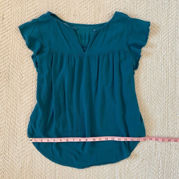 George Blue Flowy Top - Picture 4 of 11